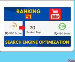 You will get Youtube SEO for Channel and Videos