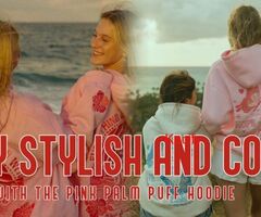 Bold Elegance: The Pink Palm Puff Statement